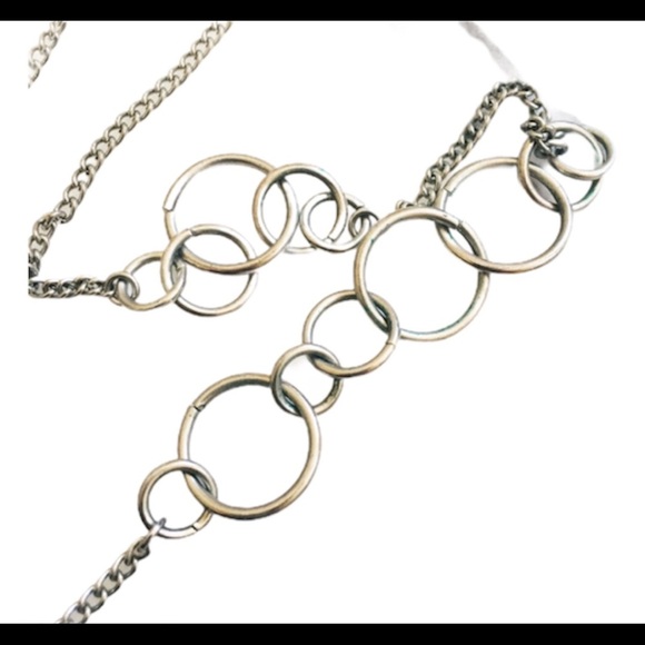 DRESS JEWELLERY Ringlet Long Chain Silver One Size - Picture 4 of 5